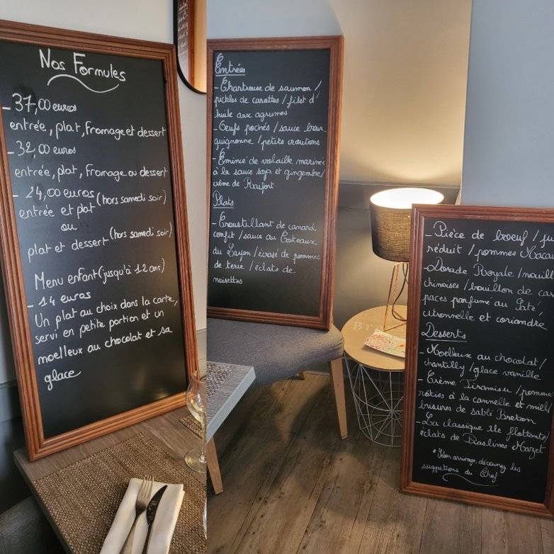 Carte & Menus — Le Ptit Bouchon, Gien